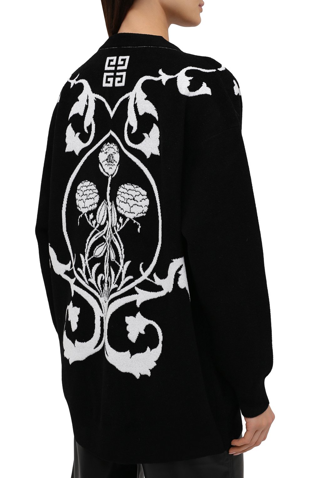 Кардиган GIVENCHY черного цвета по цене 129500 руб., арт. BW90B14Z7V, фото 5 Кардиган GIVENCHY, арт. BW90B14Z7V, фото 5