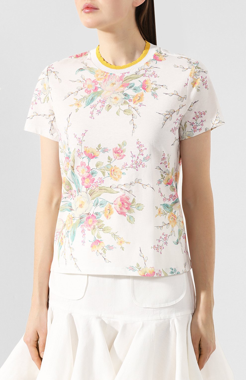 Хлопковая футболка ZIMMERMANN, арт. 5151TZIN, фото 3