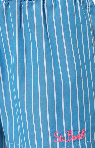 Хлопковые шорты MC2 SAINT BARTH голубого цвета по цене 14600 руб., арт. STBW/LIERRE/06047D, фото 5 Хлопковые шорты MC2 SAINT BARTH, арт. STBW/LIERRE/06047D, фото 5