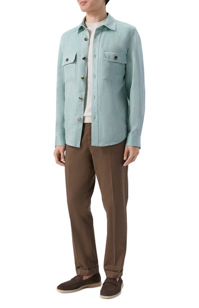 Льняная куртка-рубашка JACOB COHEN, арт. JUR_ER017 080 T861A RW, фото 2