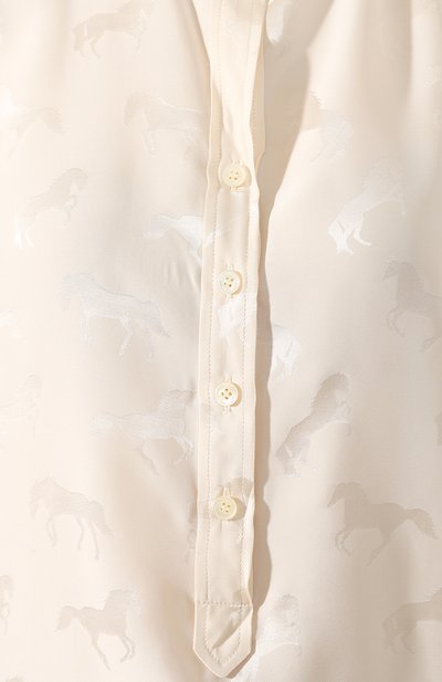 Блузка из смеси вискозы и шелка STELLA MCCARTNEY, арт. 531885/SNA57, фото 5