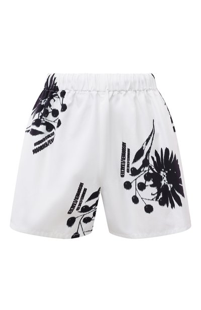 Женские хлопковые шорты PRADA, арт. P202E-1YSQ-F0964-202