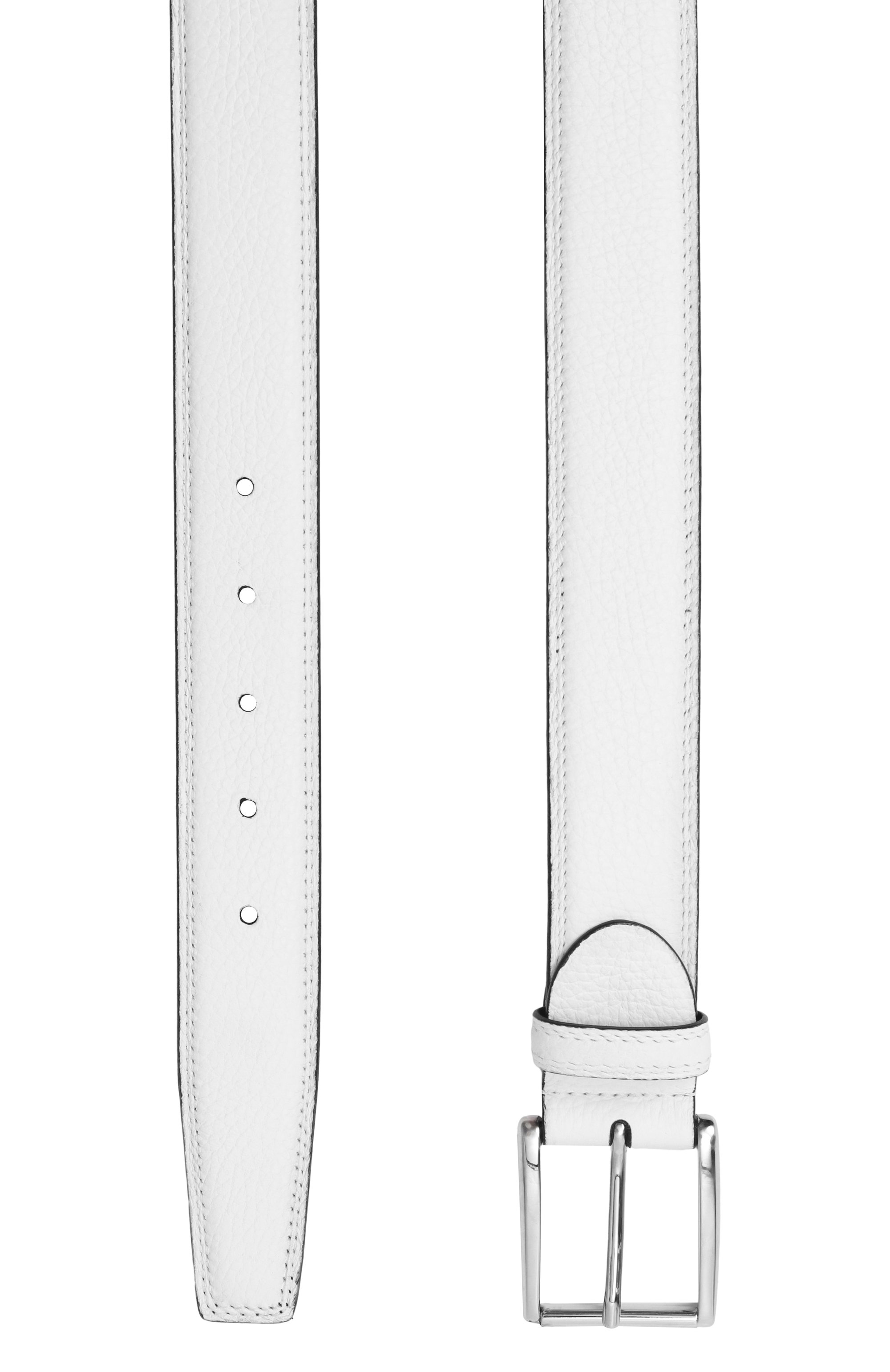 Кожаный ремень BARRETT белого цвета по цене 33100 руб., арт. 20B577.31/CERV0, фото 3 Кожаный ремень BARRETT, арт. 20B577.31/CERV0, фото 3