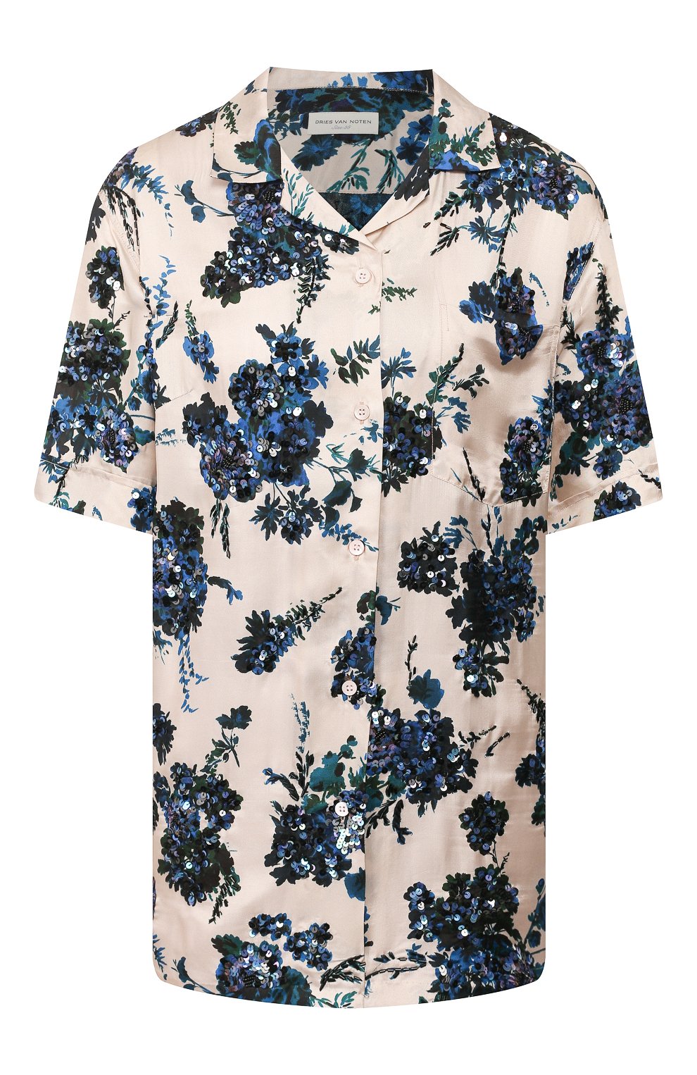 Рубашка из вискозы DRIES VAN NOTEN, арт. 201-18649-9435, фото 1