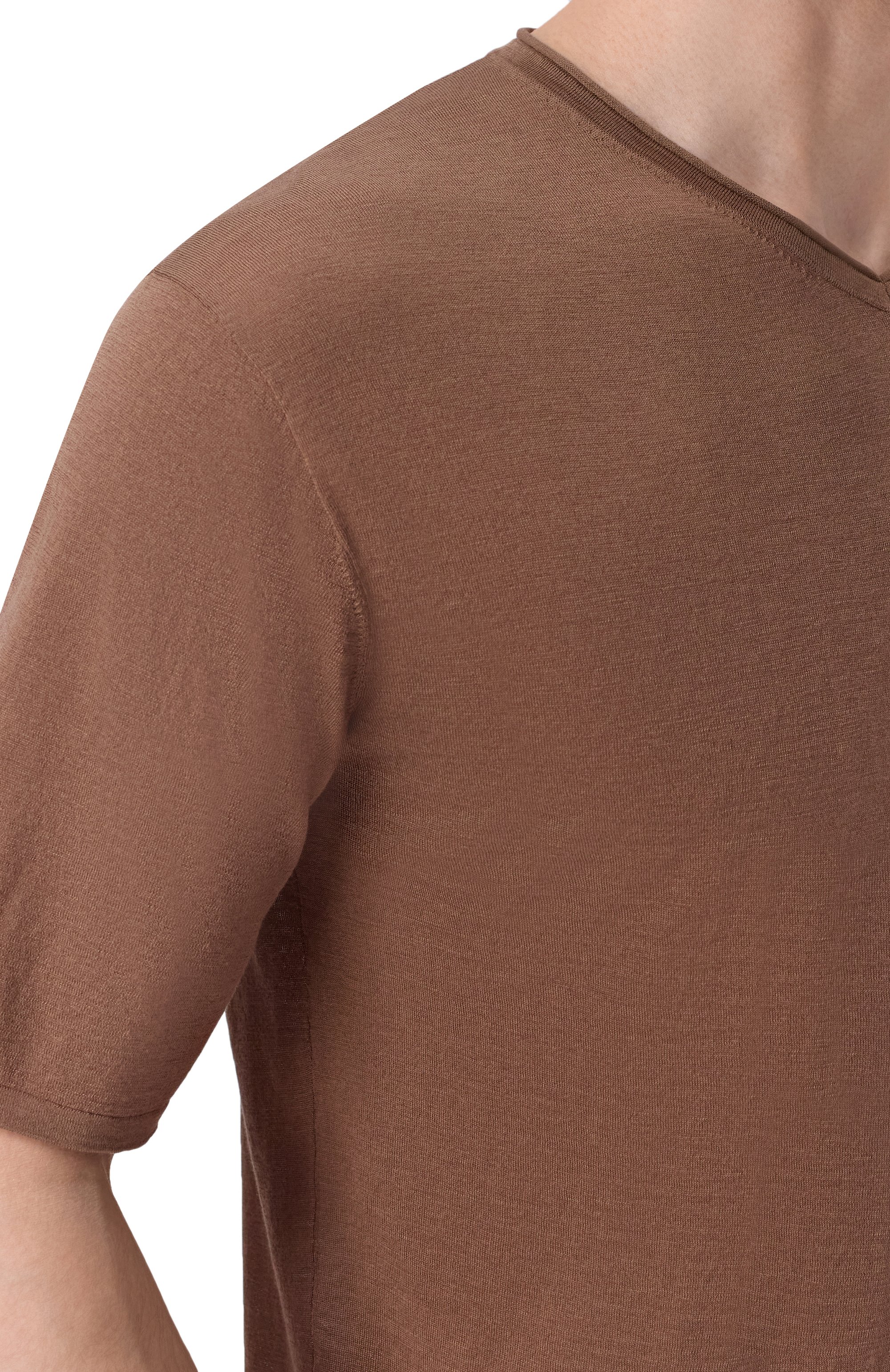 Пуловер из шелка и хлопка 12 STOREEZ, арт. 137278, фото 5