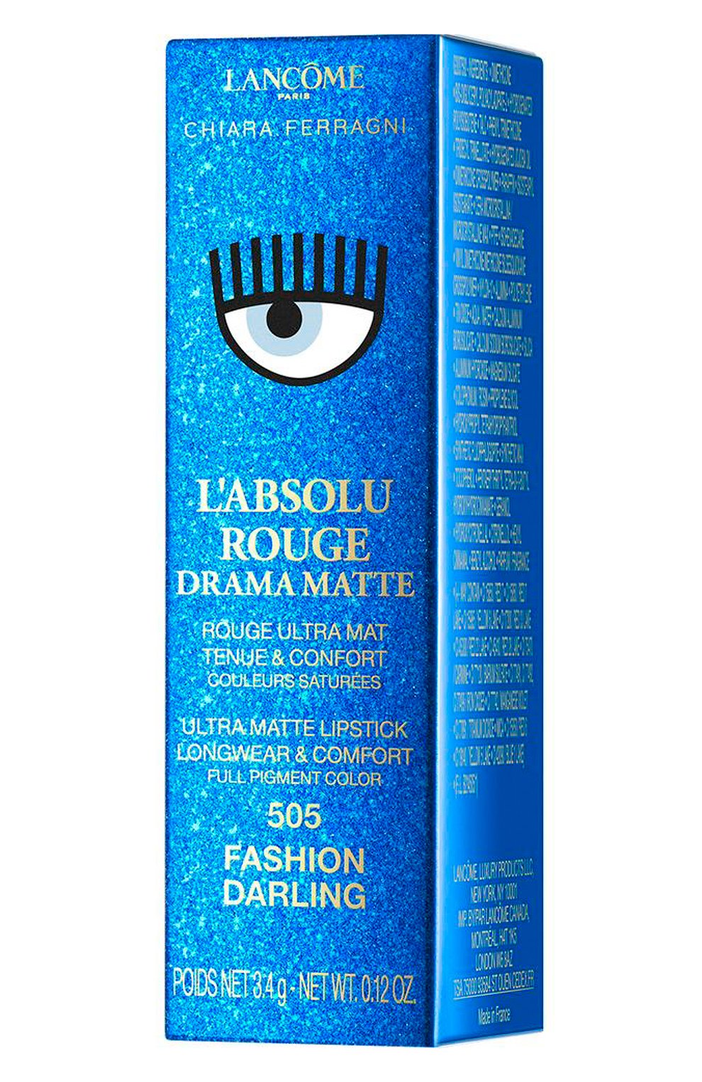 Помада для губ с ультраматовой текстурой, 505 lancome x chiara ferragni LANCOME, арт. 3614273228213, фото 4