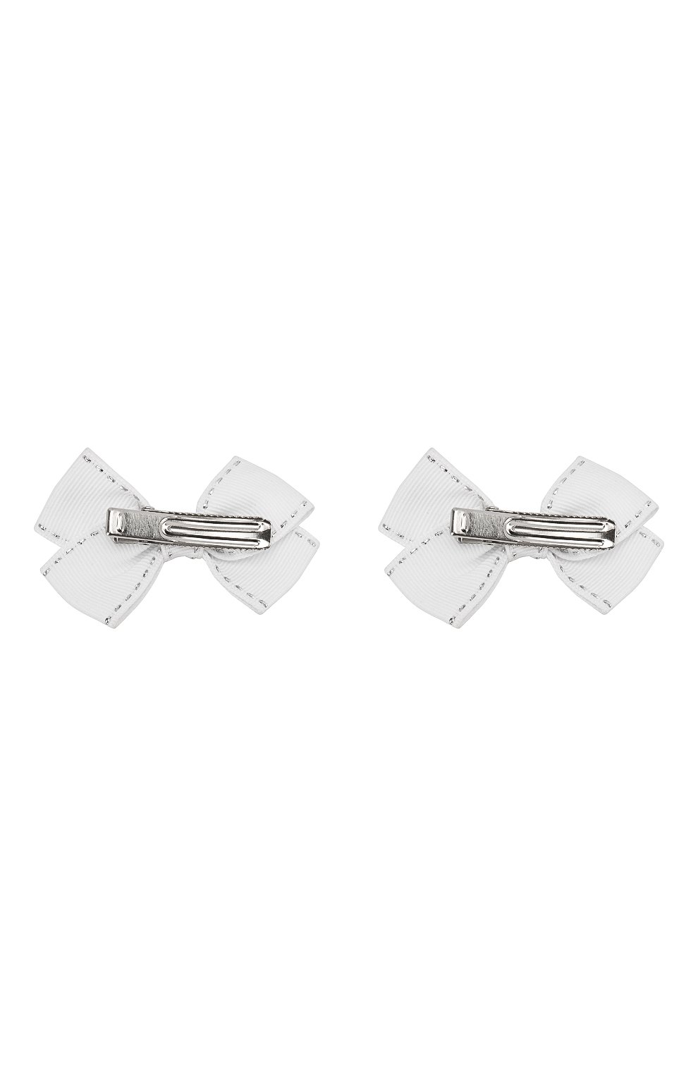 Комплект из двух заколок wavy silv.line JUNEFEE белого цвета по цене 1490 руб., арт. 5801, фото 2 Комплект из двух заколок wavy silv.line JUNEFEE, арт. 5801, фото 2