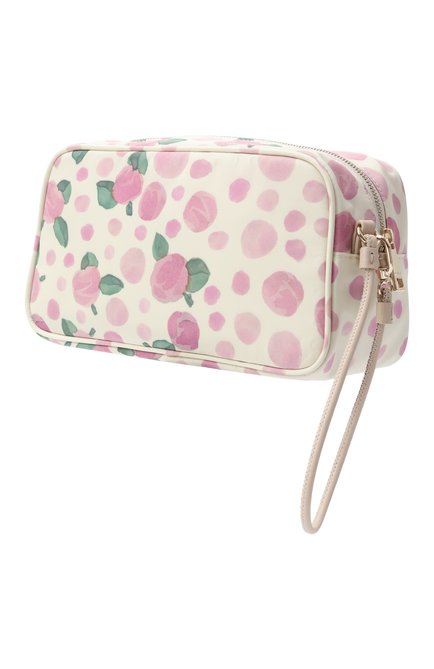 Женская косметичка FURLA кремового цвета, арт. WE00559/BX3881 | Фото 2 (Материал: Текстиль, Синтетический материал; Нос: Не проставлено; Материал сплава: Проставлено)