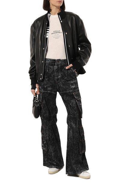 Хлопковая майка STELLA MCCARTNEY белого цвета по цене 36800 руб., арт. 6J0110/3SPX13, фото 2 Хлопковая майка STELLA MCCARTNEY, арт. 6J0110/3SPX13, фото 2