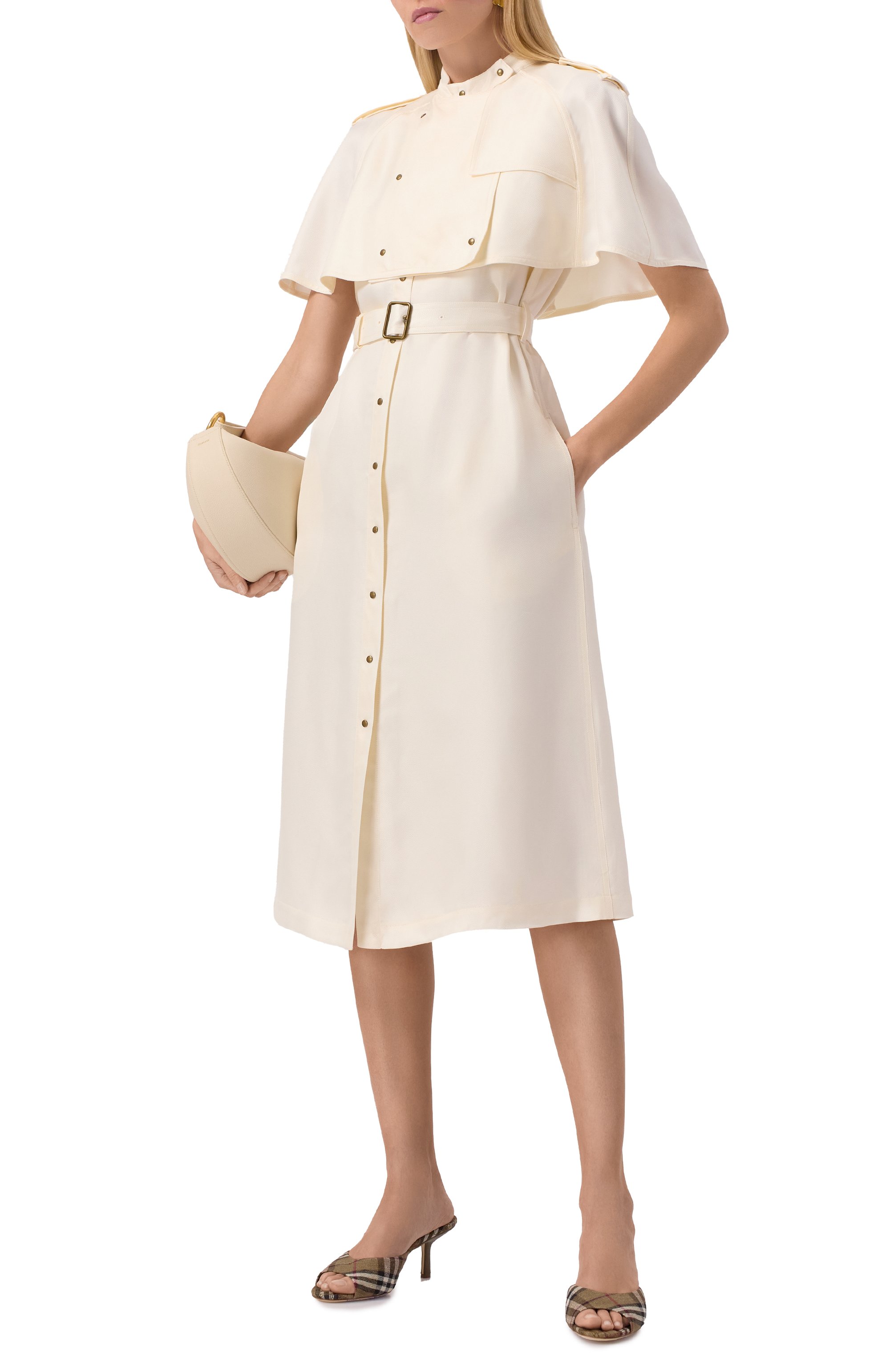 Платье из вискозы BURBERRY, арт. 8109095, фото 3