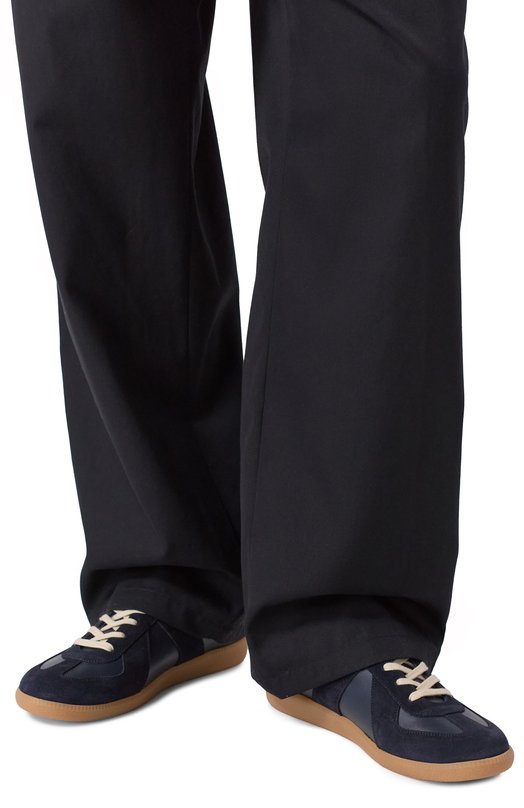 Кожаные кеды Replica Maison Margiela S57WS0236/P1895 Синий  S57WS0236/P1895 Фото 3