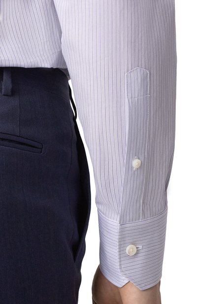 Хлопковая сорочка ZEGNA, арт. 701042A7/9MS0BA, фото 5