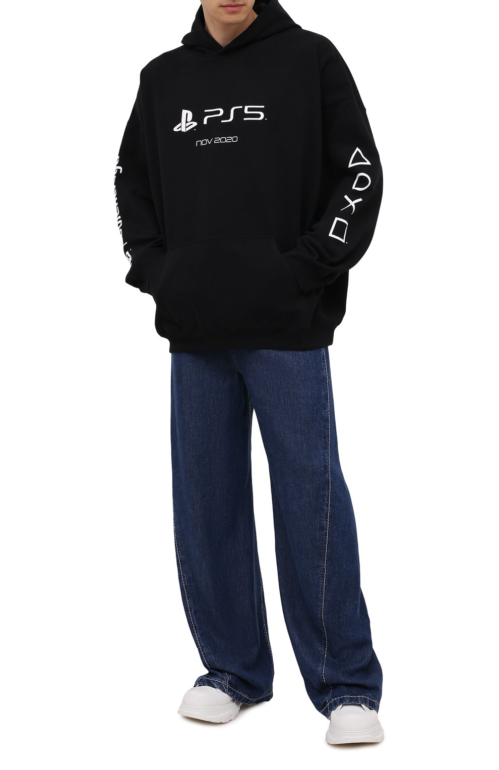 Хлопковое худи BALENCIAGA, арт. 651799/TKVF4, фото 2