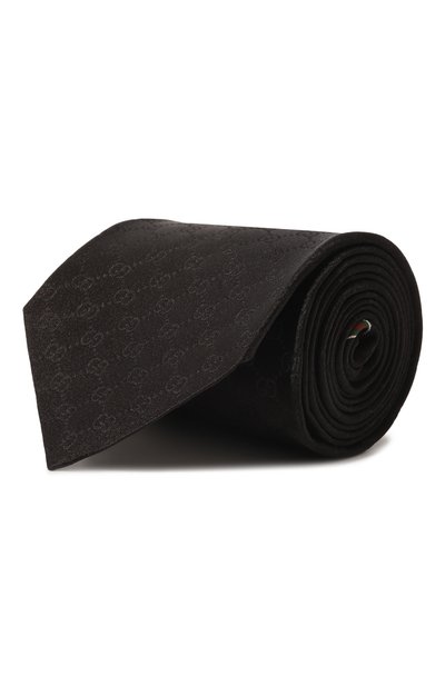 Шелковый галстук GUCCI, арт. 456520 4B002, фото 1
