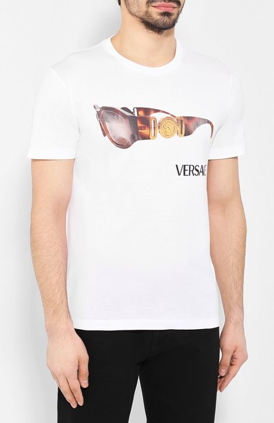Хлопковая футболка VERSACE, арт. A85158/A228806, фото 3