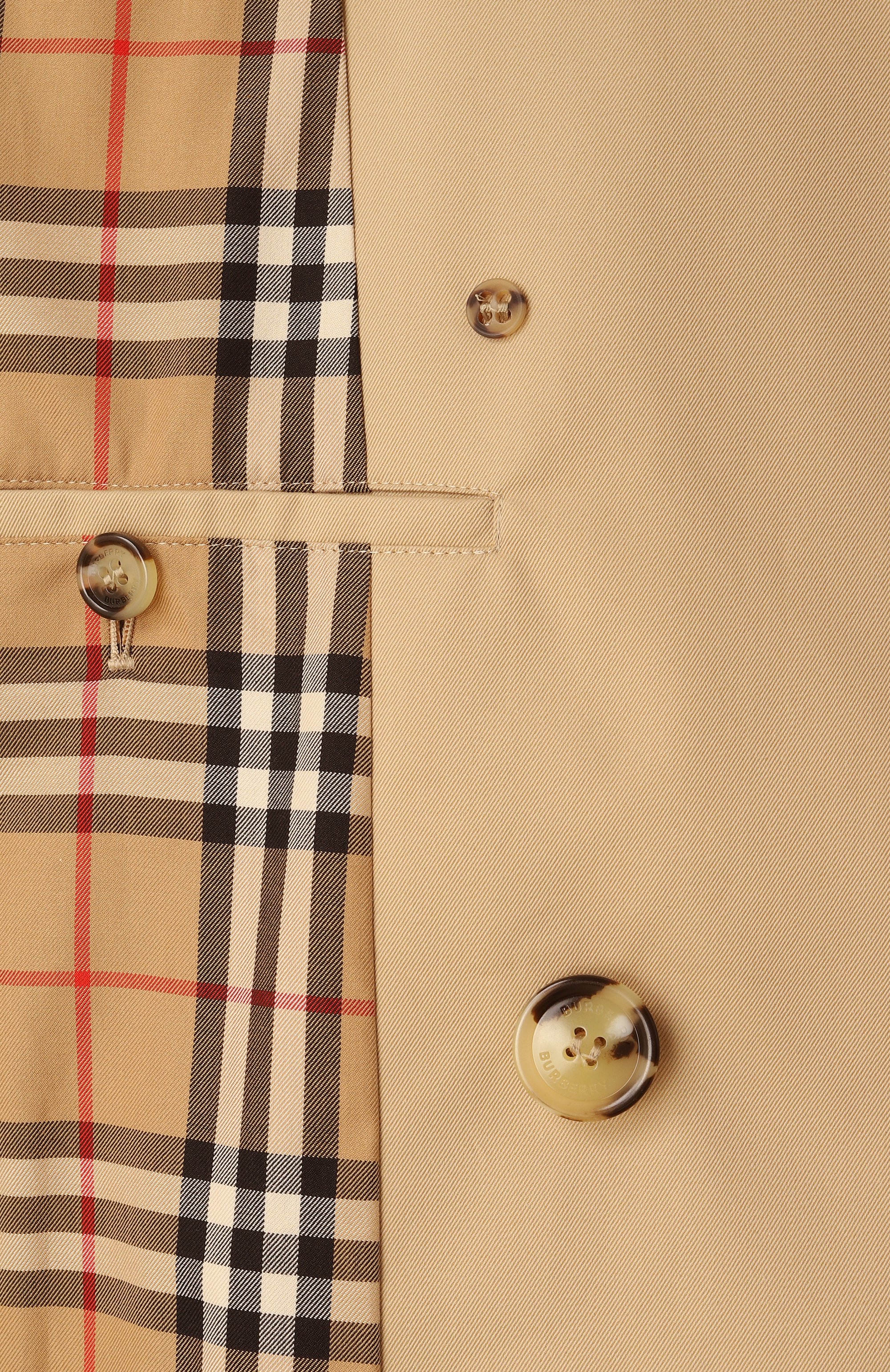 Хлопковый тренч BURBERRY, арт. 8079390, фото 7