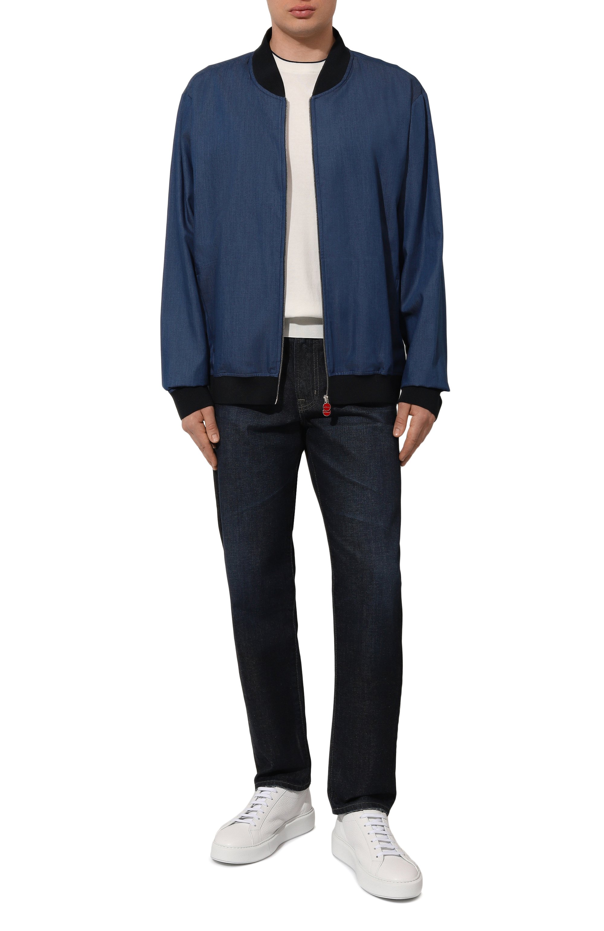 Хлопковый бомбер KITON, арт. UG0001H08857, фото 2