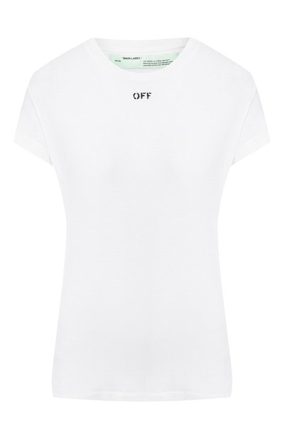 Женская футболка с логотипом бренда OFF-WHITE, арт. 0WAA040R19B980530110