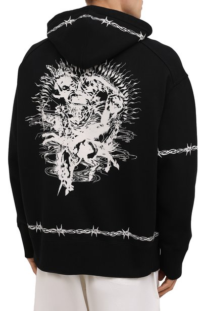 Хлопковое худи GIVENCHY, арт. BMJ0C63Y69, фото 4