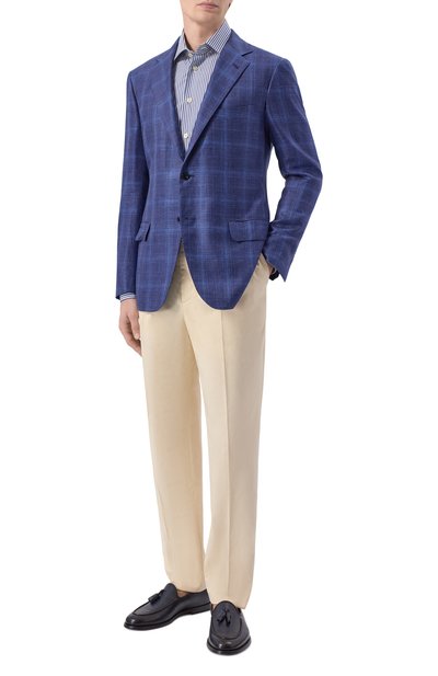 Хлопковая сорочка KITON, арт. UCCH09604, фото 2