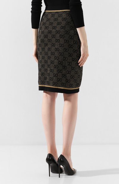 Шерстяная юбка GUCCI, арт. 579788/XKARJ, фото 4