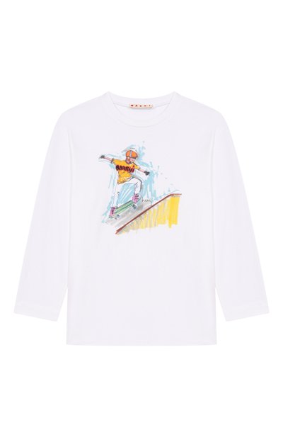 Хлопковый лонгслив MARNI, арт. M01903/M00L9