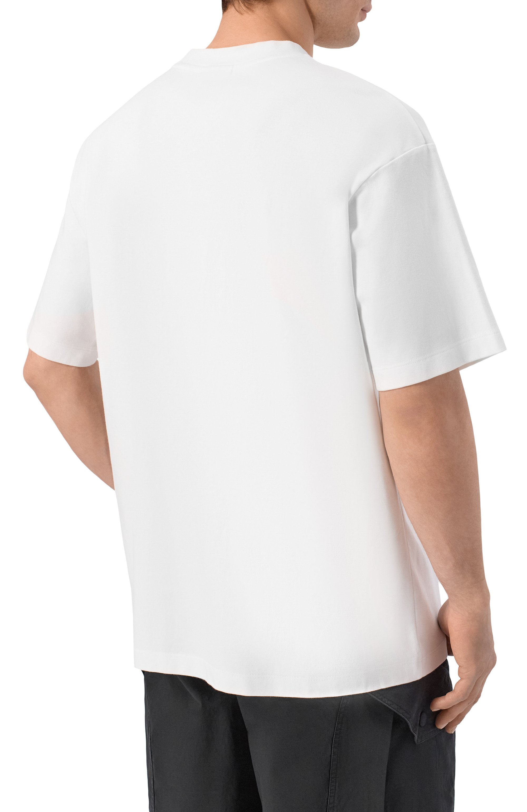 Хлопковая футболка DROLE DE MONSIEUR, арт. K-TS307-C0002-0W, фото 4