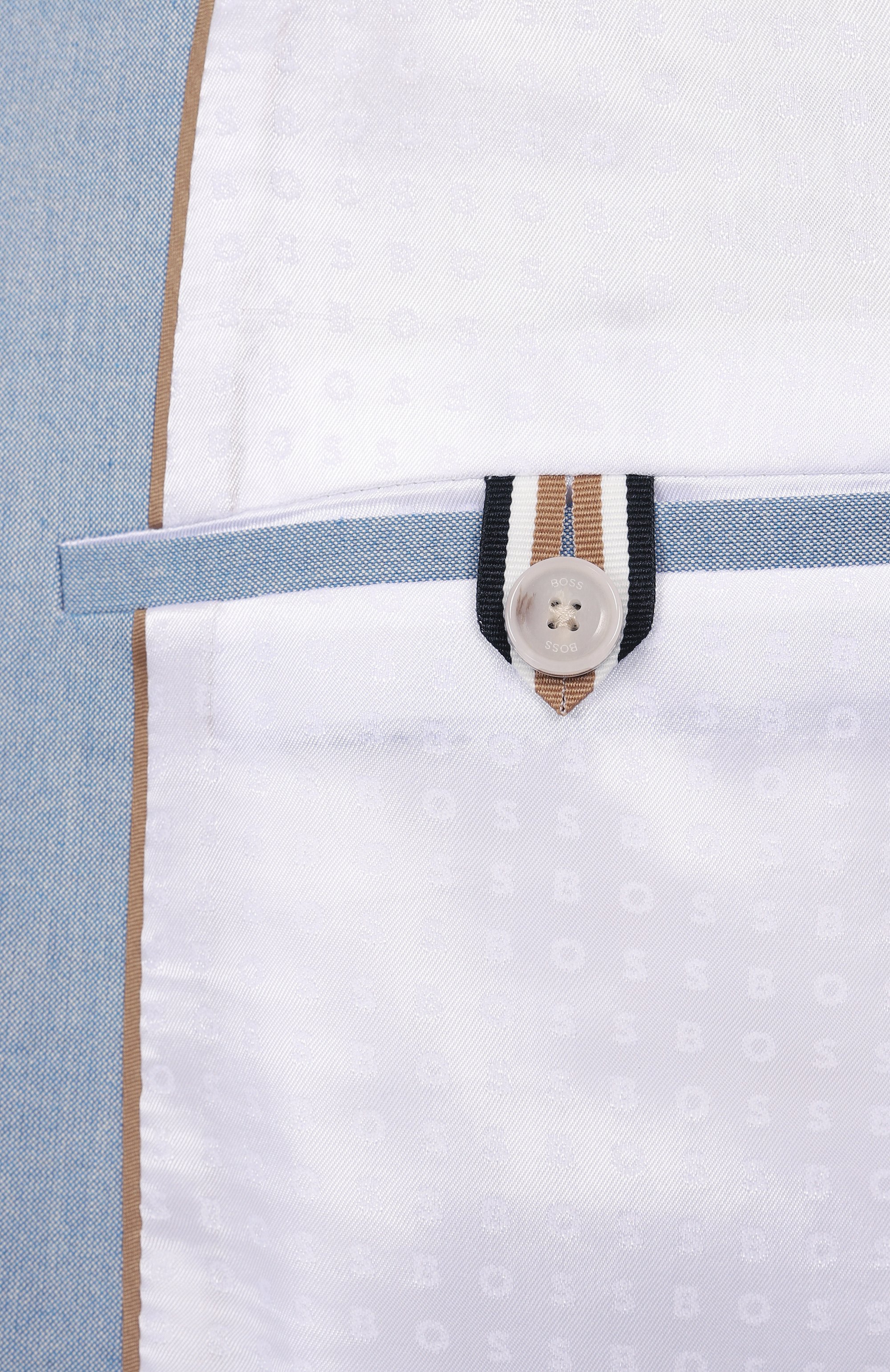 Пиджак из хлопка и вискозы BOSS, арт. 50540836, фото 9