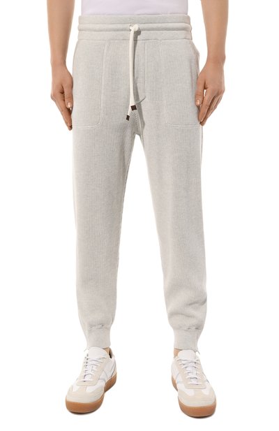 Хлопковые джоггеры BRUNELLO CUCINELLI, арт. M2920B2310, фото 3