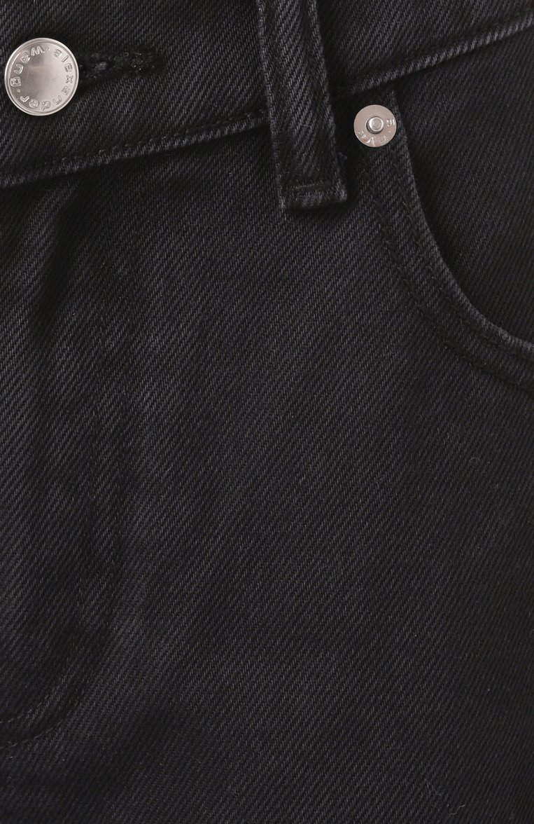 Женские джинсы ALEXANDER WANG черного цвета, арт. 4DC1254613 | Фото 6 (Длина (брюки, джинсы): Стандартные; Материал внешний: Хлопок, Деним; Стили: Кэжуэл; Детали: Декор; Силуэт Ж (брюки и джинсы): Прямые; Кросс-КТ: Деним; Автоматизация состава: Проставлено; Автоматизация ТО: Проставлено)