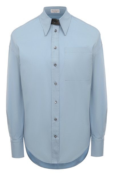 Хлопковая рубашка BRUNELLO CUCINELLI, арт. M0091B1232, фото 1