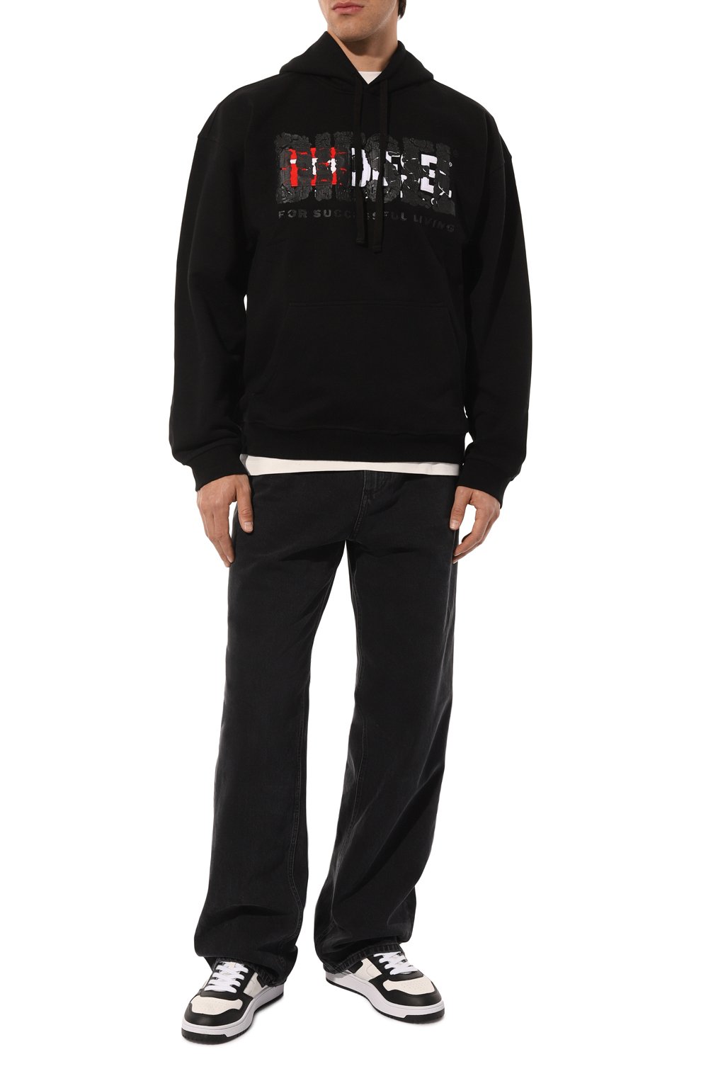 Хлопковое худи DIESEL, арт. A11779/0IAJH, фото 2
