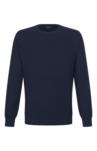 Мужской джемпер из хлопка и шелка BRIONI, арт. UMQ90L/PAK22