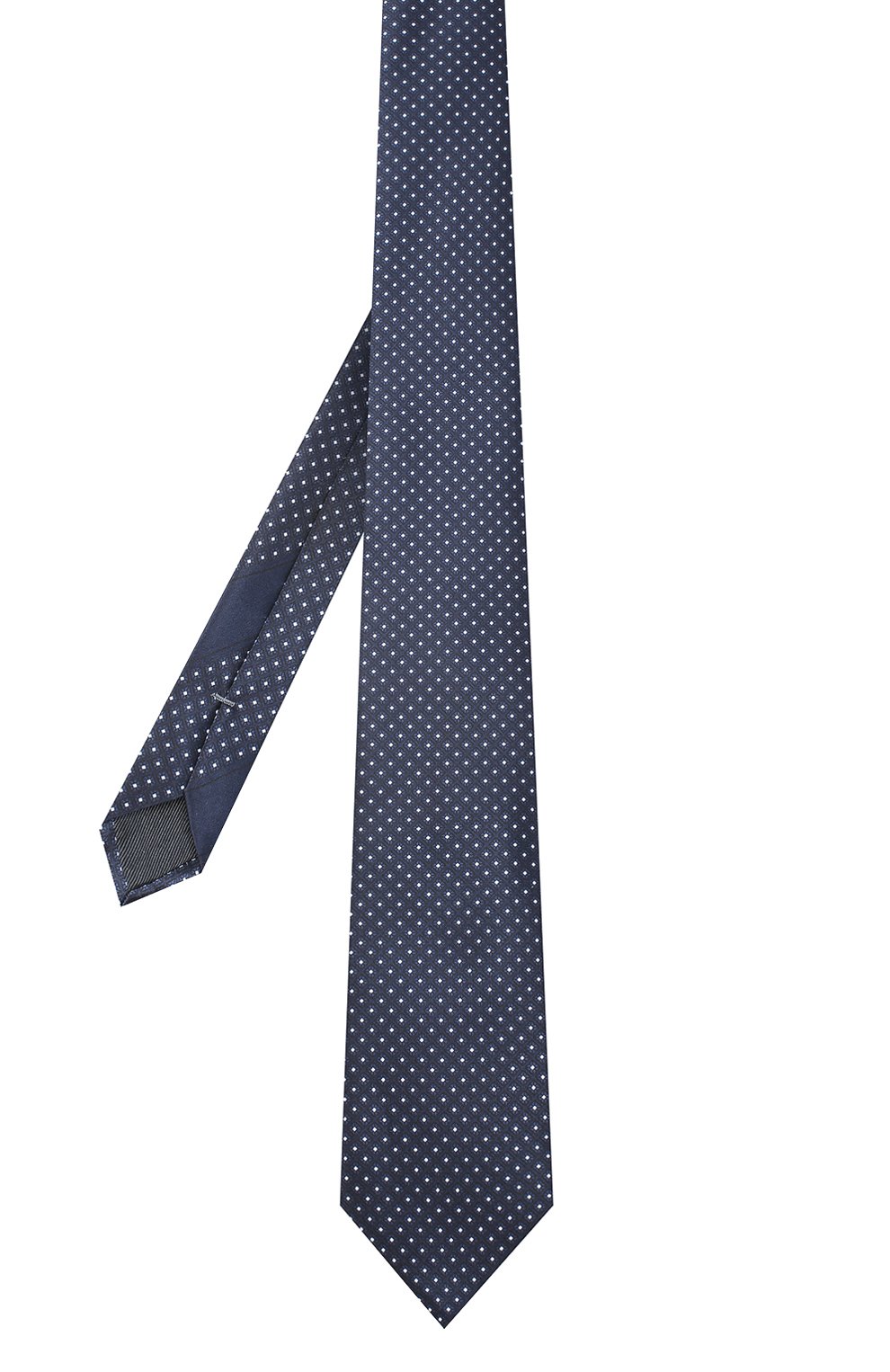 Шелковый галстук ZEGNA темно-синего цвета по цене 23350 руб., арт. Z9E21/100, фото 2 Шелковый галстук ZEGNA, арт. Z9E21/100, фото 2