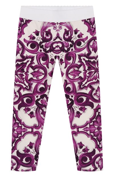 Хлопковые легинсы DOLCE & GABBANA, арт. L5JP5B/HPGF4/8-12+