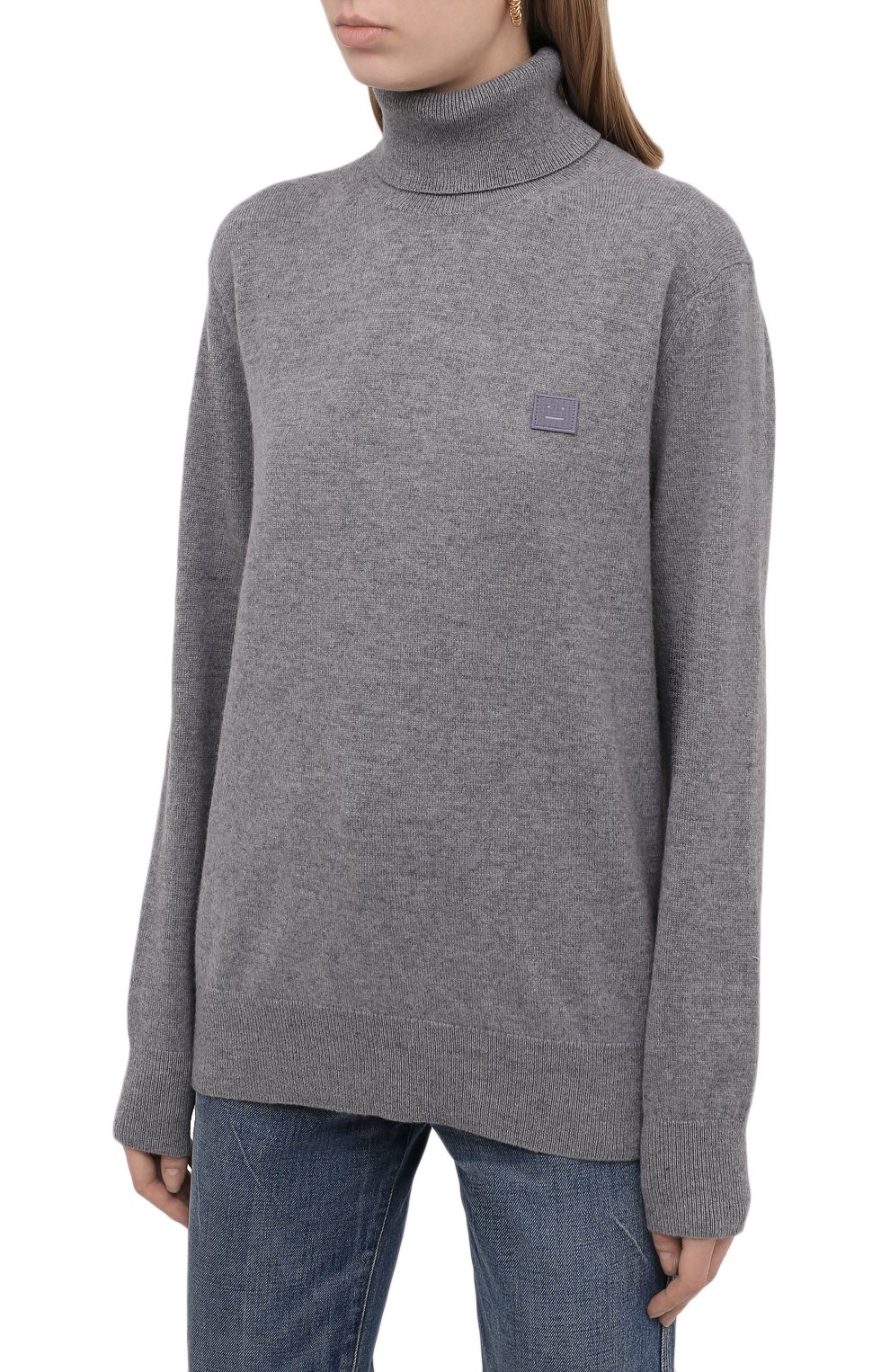 Шерстяная водолазка ACNE STUDIOS серого цвета по цене 27750 руб., арт. C60040/W, фото 3 Шерстяная водолазка ACNE STUDIOS, арт. C60040/W, фото 3