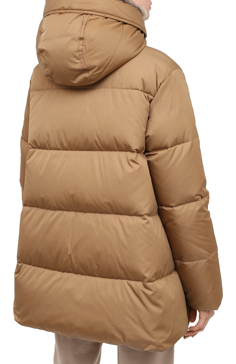 Пуховик LEMPELIUS коричневого цвета по цене 112500 руб., арт. 3000/275RS25, фото 4 Пуховик LEMPELIUS, арт. 3000/275RS25, фото 4