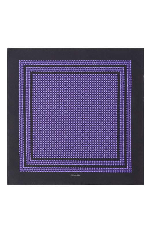 Шелковый комплект из галстука и платка Stefano Ricci DH/59100 Фиолетовый  DH/59100 Фото 7