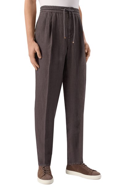 Льняные брюки BRUNELLO CUCINELLI, арт. M243DE1710, фото 3