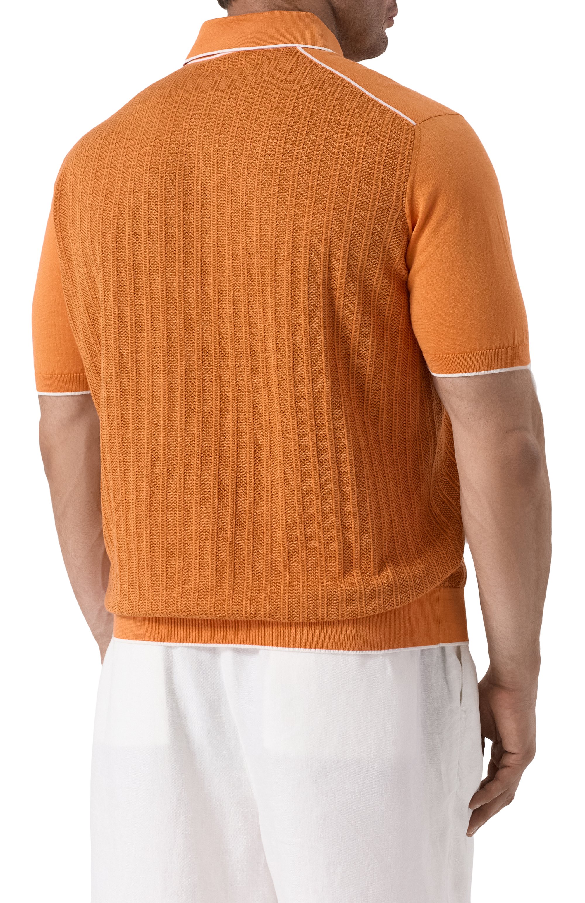 Поло из хлопка и шелка STEFANO RICCI, арт. K212031P13/F25296, фото 4