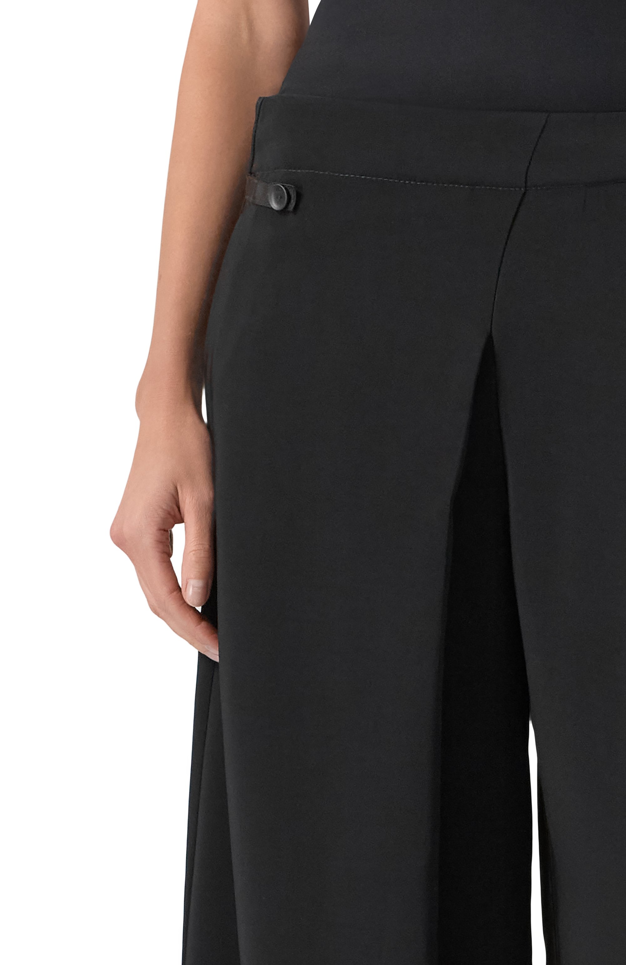 Брюки из вискозы ANDREA YA'AQOV черного цвета по цене 69150 руб., арт. 25WNEW39, фото 5 Брюки из вискозы ANDREA YA'AQOV, арт. 25WNEW39, фото 5