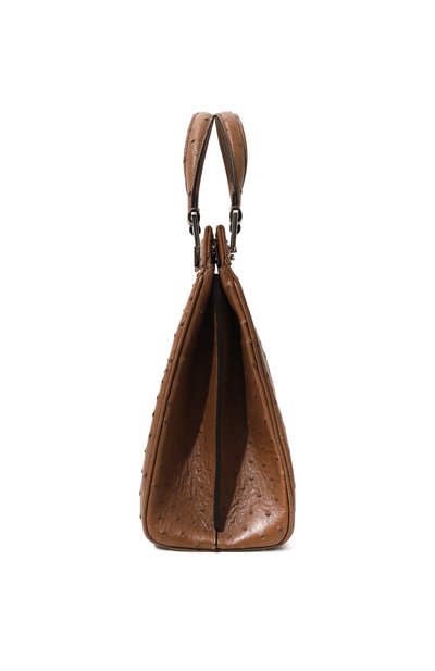 Сумка zumi medium из кожи страуса GUCCI коричневого цвета по цене 1296000 руб., арт. 564714 EY00X, фото 4 Сумка zumi medium из кожи страуса GUCCI, арт. 564714 EY00X, фото 4