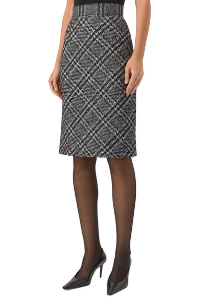 Юбка из шерсти и шелка DOLCE & GABBANA, арт. F4C6CT/FQZAH, фото 3