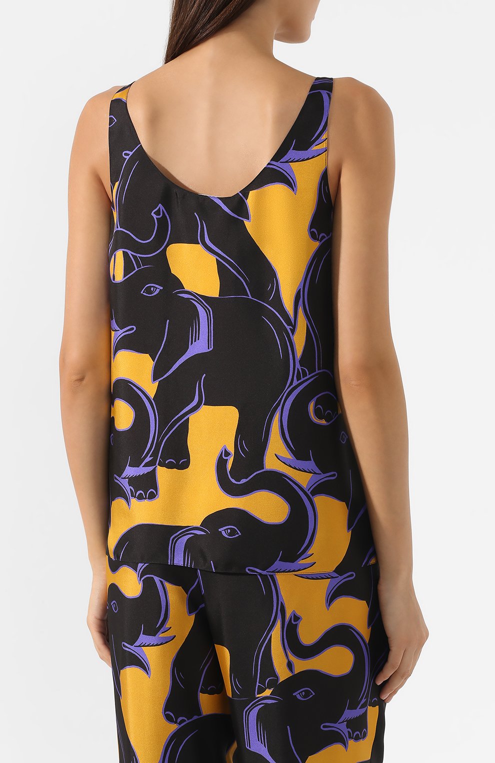Шелковый топ LANVIN, арт. RW-T0651I-4080-P19, фото 4
