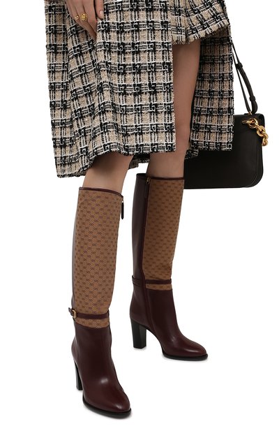 Кожаные сапоги finn GUCCI, арт. 658251/1D0N0, фото 3