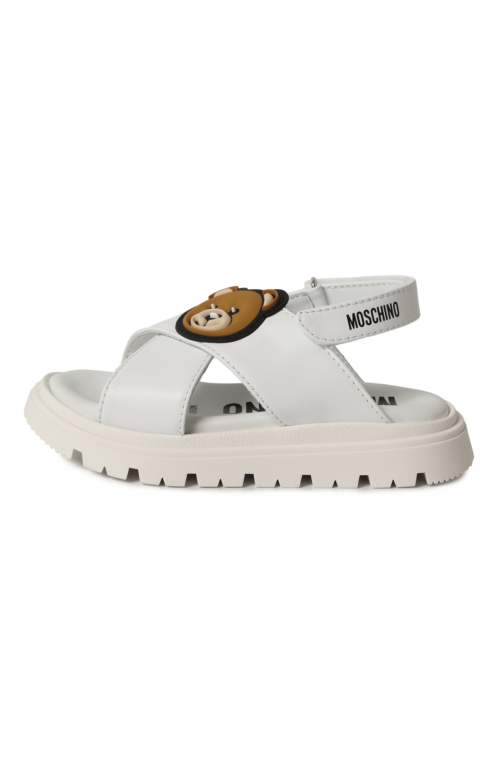 Кожаные сандалии MOSCHINO, арт. 80547/VAR1/24-27, фото 2