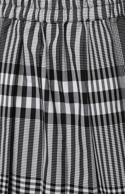 Хлопковая юбка BURBERRY, арт. 8038355, фото 3