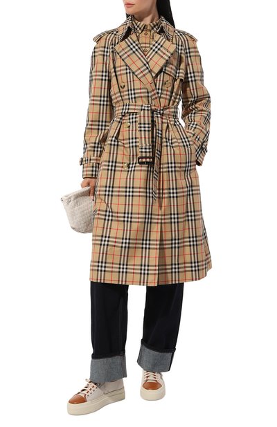 Хлопковый тренч BURBERRY, арт. 8072716, фото 2
