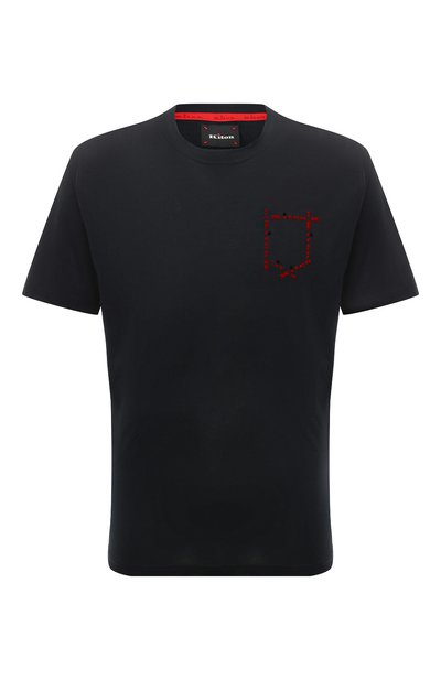 Мужская хлопковая футболка KITON, арт. UK1163W23