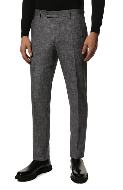 Брюки из шерсти и хлопка STEFANO RICCI, арт. *M5T022T003/BI25HC, фото 3